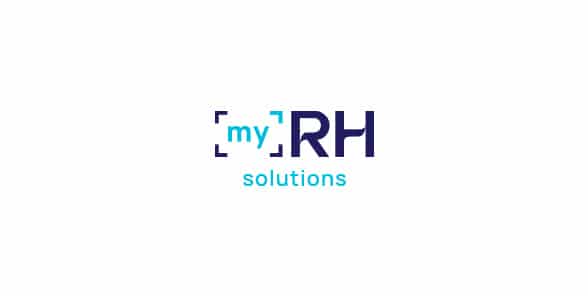 Logotype my rh solutions fond blanc