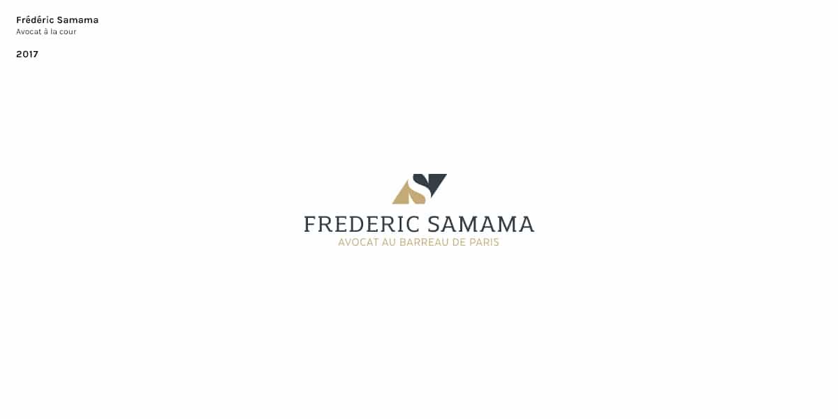 Logofolio avocat frédéric samama